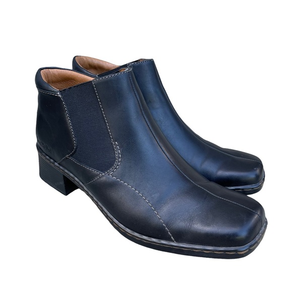Josef Seibel Shoes - Josef Seibel Black Leather Ankle Boots Size 40